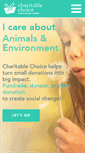 Mobile Screenshot of charitablechoice.org.hk