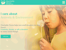 Tablet Screenshot of charitablechoice.org.hk